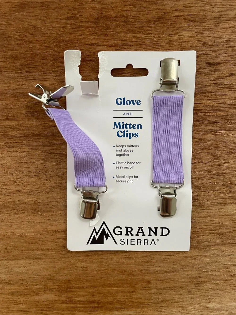 Grand Sierra Glove and Mitten Clips, purple